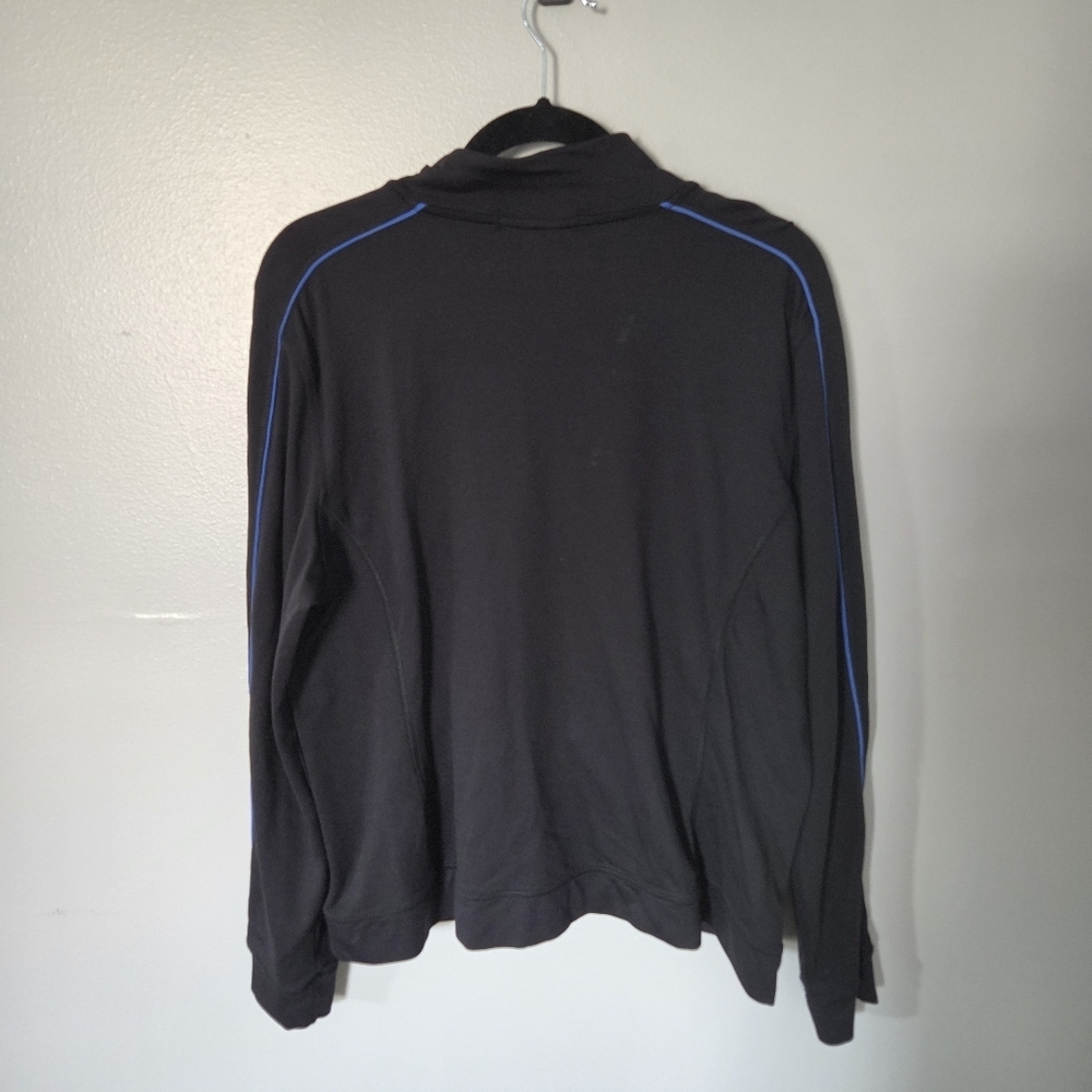Lauren Ralph Lauren Active Black Full Zip Monogram Jacket. Size XL - Picture 2 of 6